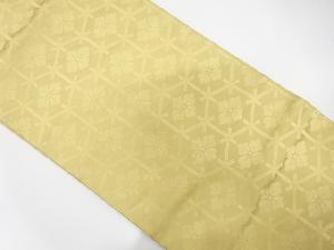 花亀甲模様織出し名古屋帯